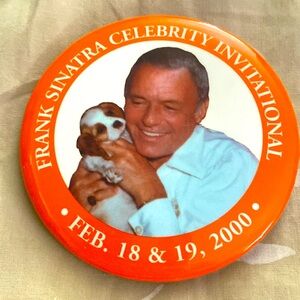 Vintage Frank Sinatra “Puppy Love” Celebrity Inventational  02 /18-19/20 PIN EUC